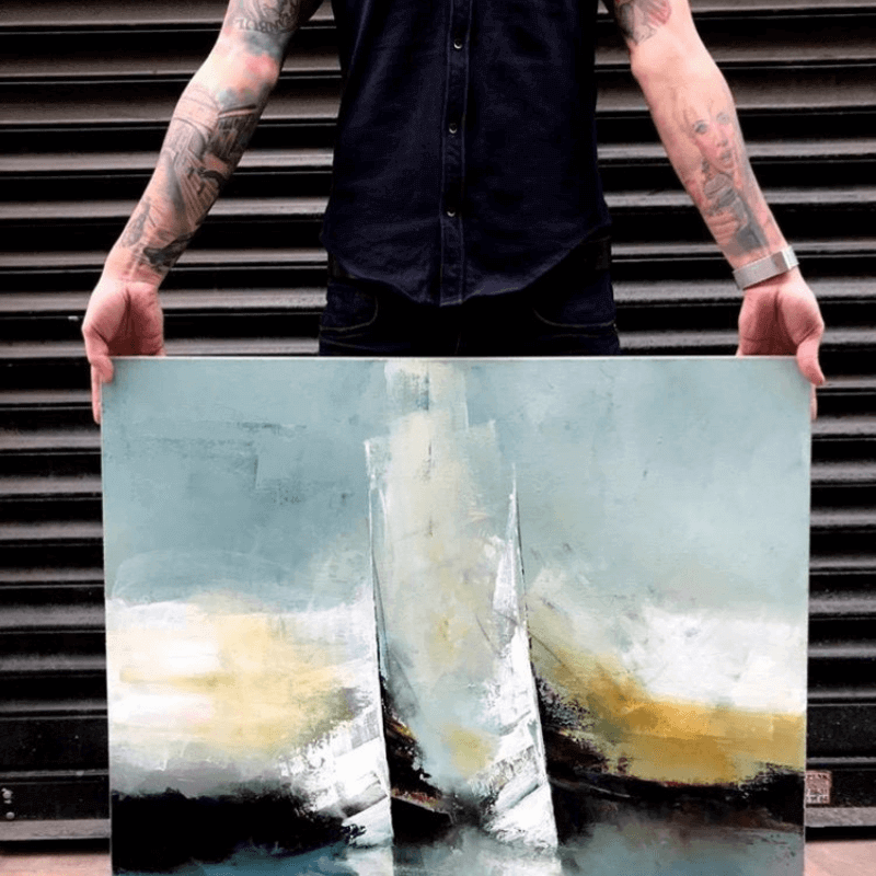 tableau abstrait par les franchisés